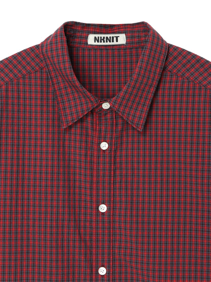 oversized checkered shirt