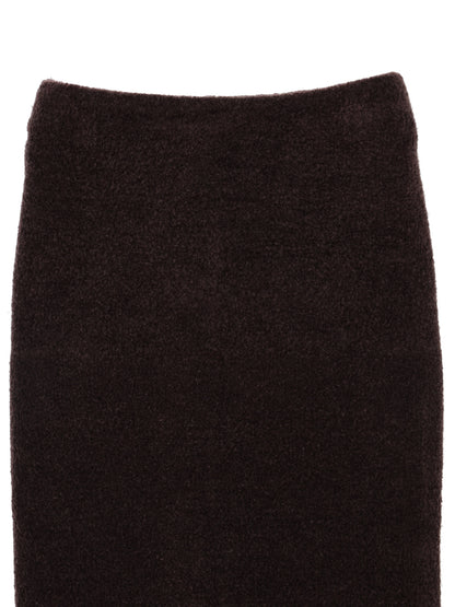 fluffy wool KNIT skirt
