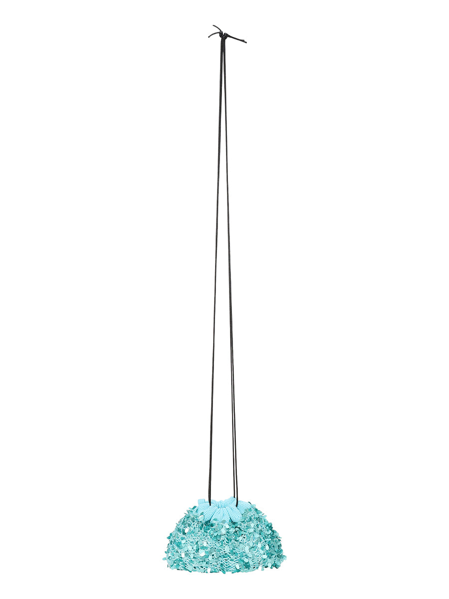 spangle KNIT mini bag