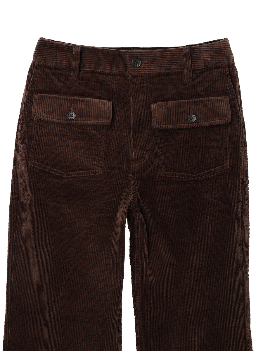 corduroy front pocket pants
