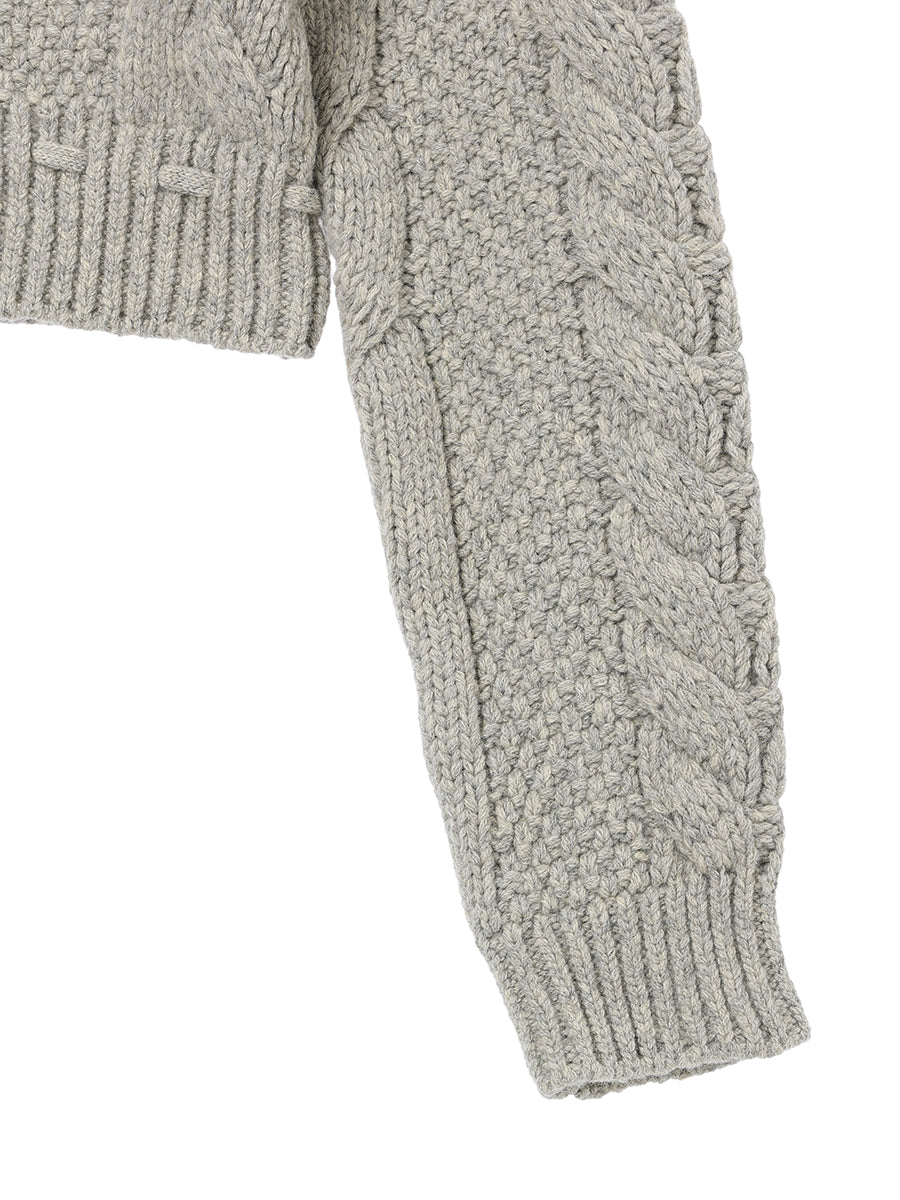 chunky cable KNIT