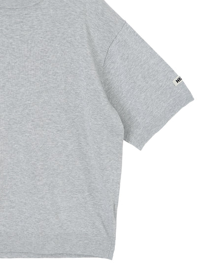 cotton/acetate KNIT t-shirt（large)