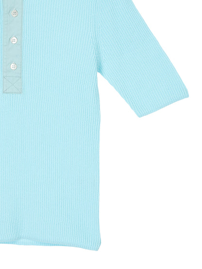 waffle henry neck KNIT