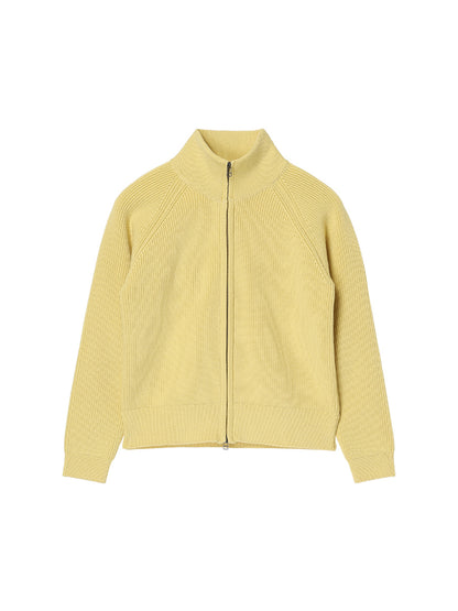 zip-up high neck KNIT【large】