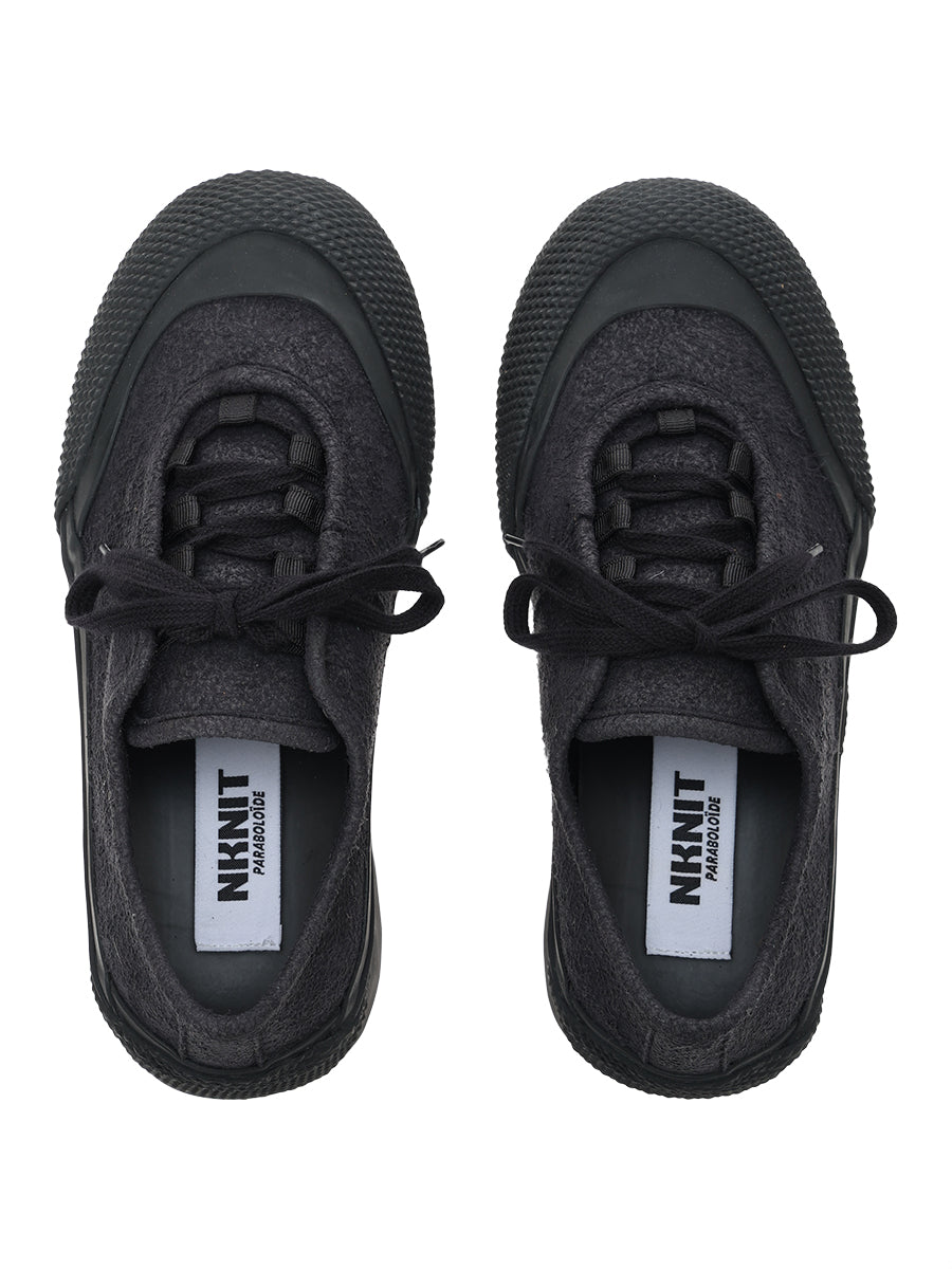 NKNIT×PARABOLOÏDE lace up platform shoes