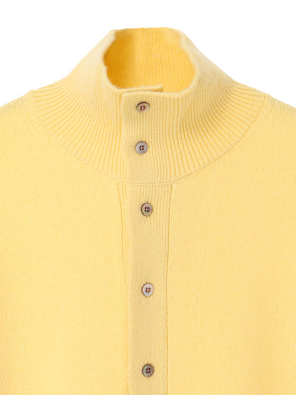 cashmere high neck KNIT cardigan【large】