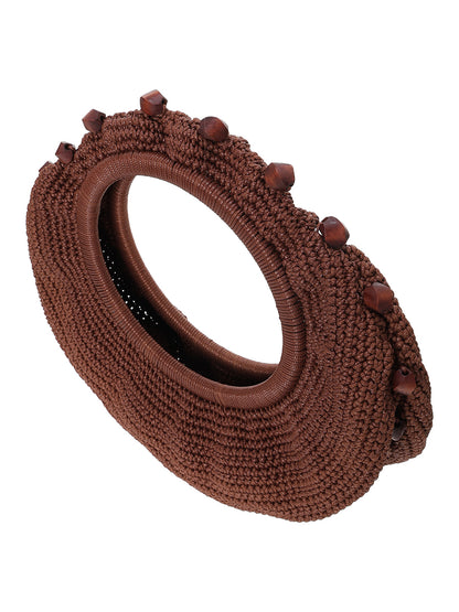 circle KNIT bag (large）