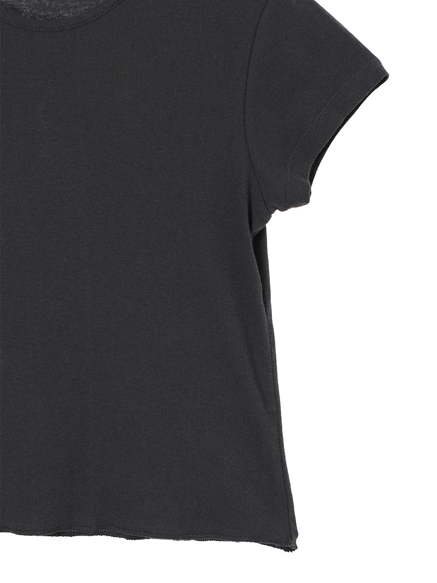 cotton/cashmere feathery T-shirt (mini)