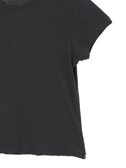 cotton/cashmere feathery T-shirt (mini)