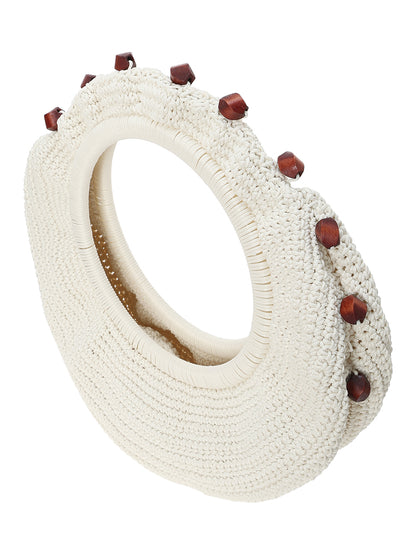 circle KNIT bag (large）