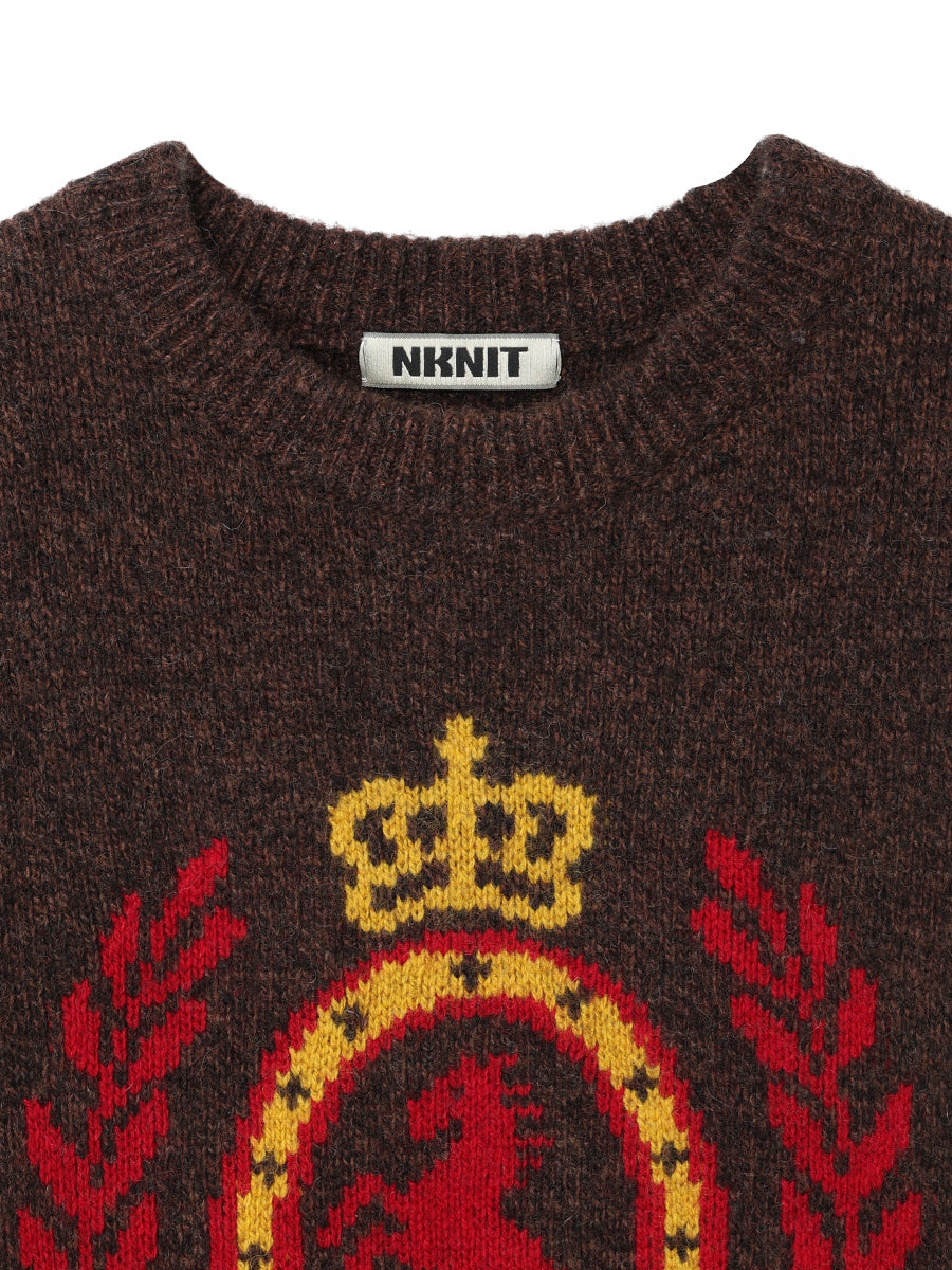emblem jacquard KNIT