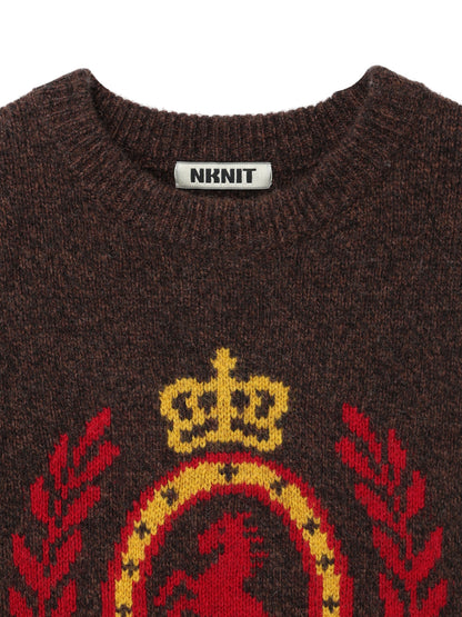 emblem jacquard KNIT