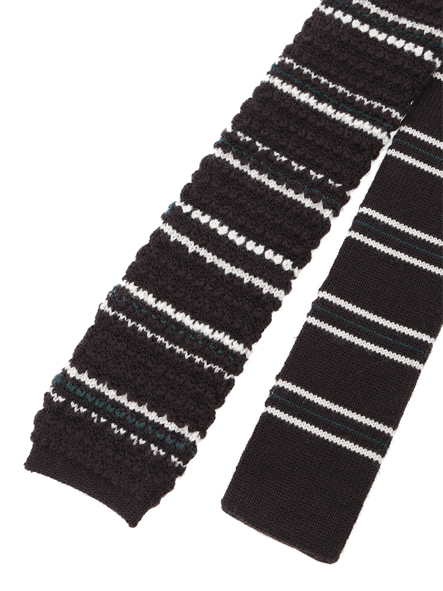 striped KNIT tie