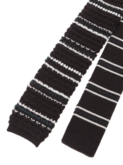 striped KNIT tie