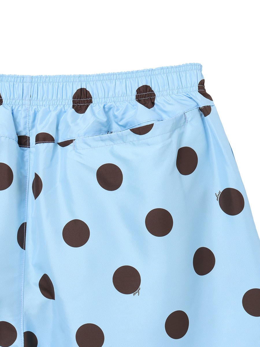 dot swim shorts