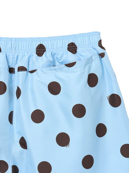 dot swim shorts
