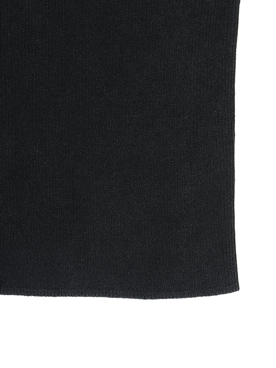 dyed rib  henry neck KNIT  tank top