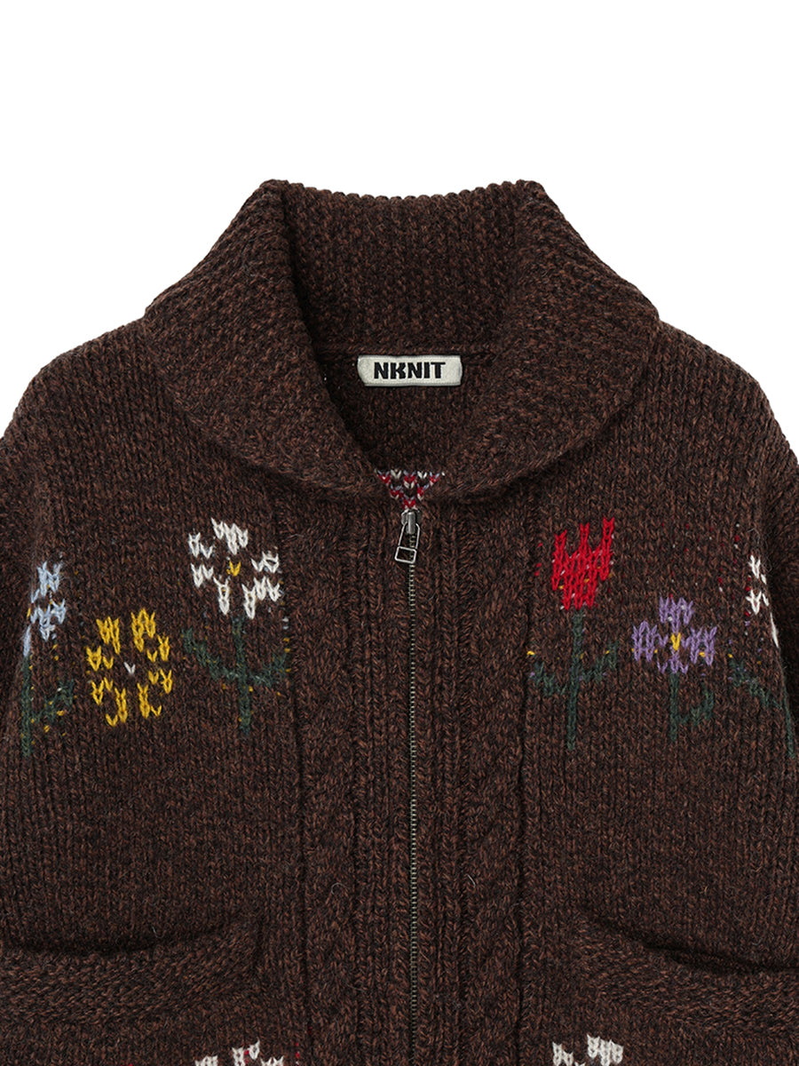 sweet home zip KNIT