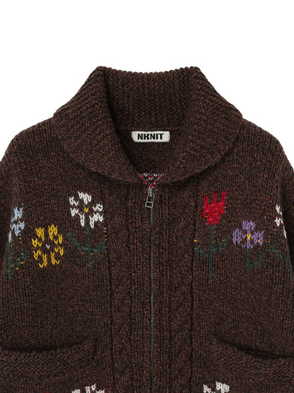 sweet home zip KNIT