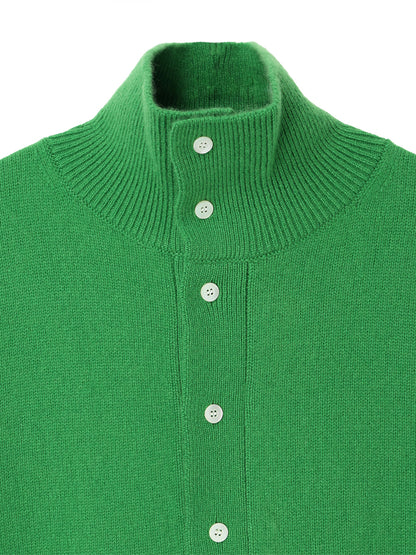 cashmere high neck KNIT cardigan【large】