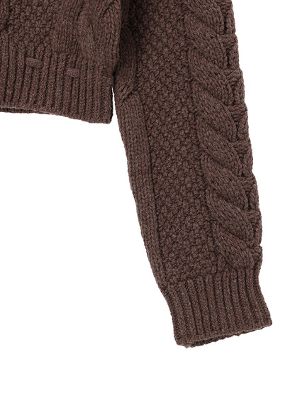 chunky cable KNIT
