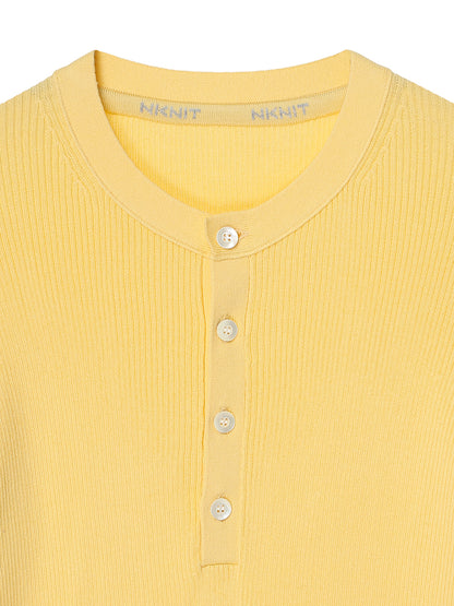 cotton henley KNIT