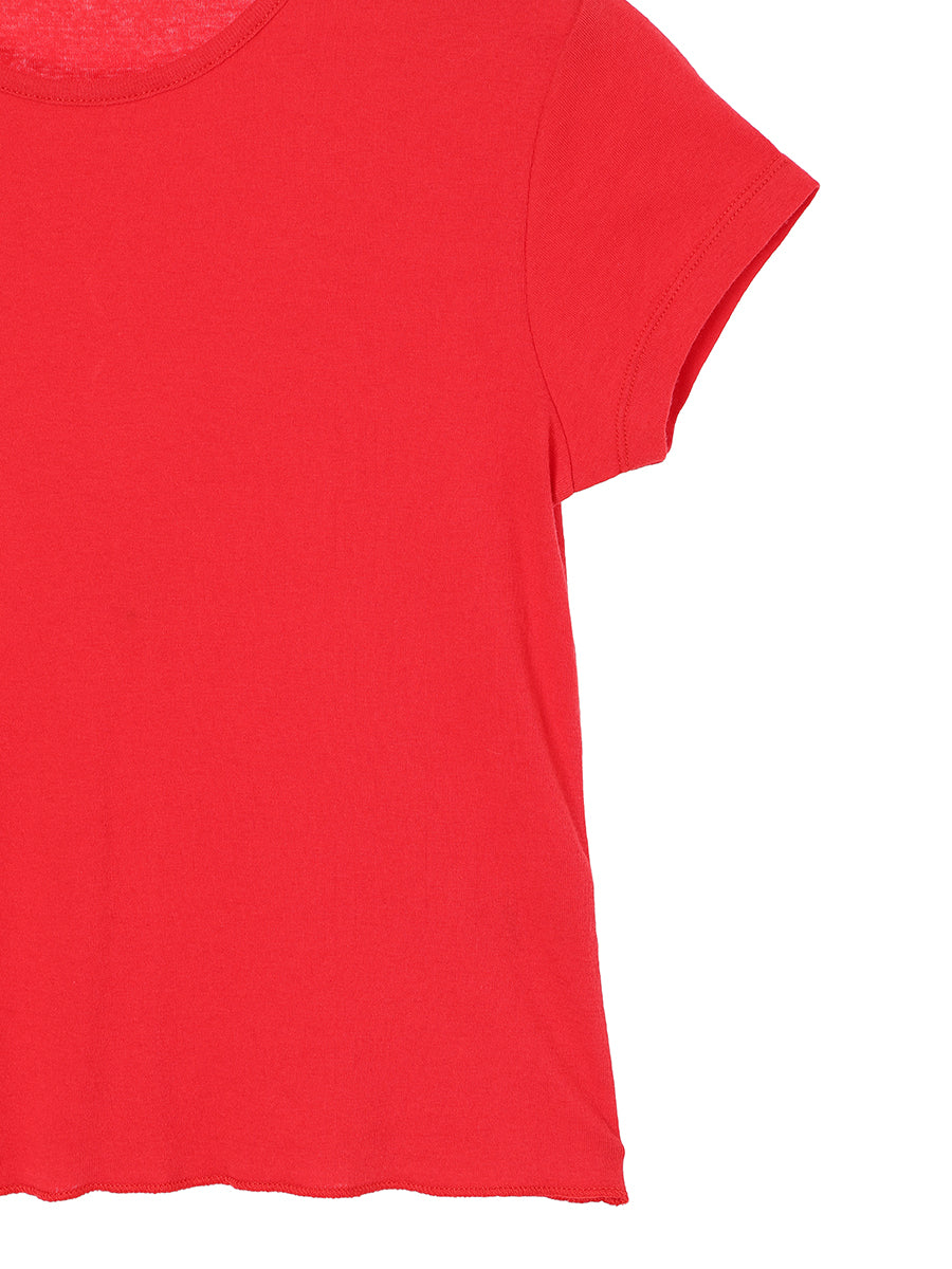 cotton/cashmere feathery T-shirt (mini)