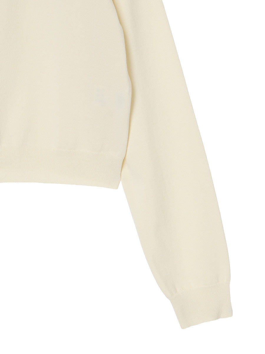 NKNIT logo cardigan