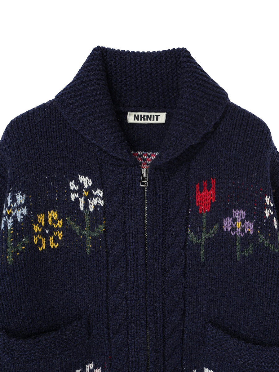 sweet home zip KNIT