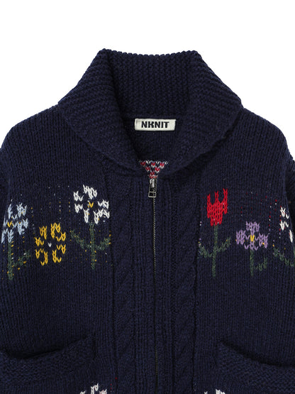 sweet home zip KNIT
