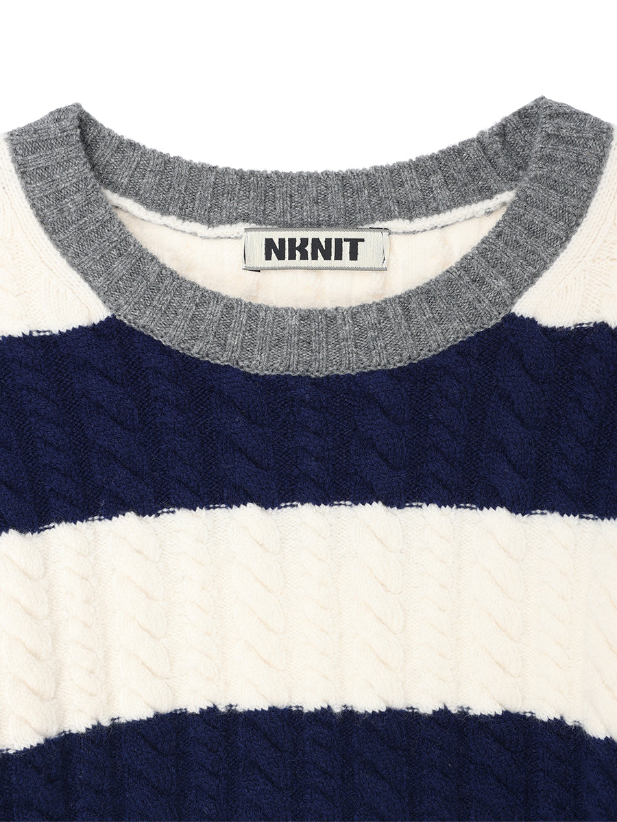 wool cable KNIT