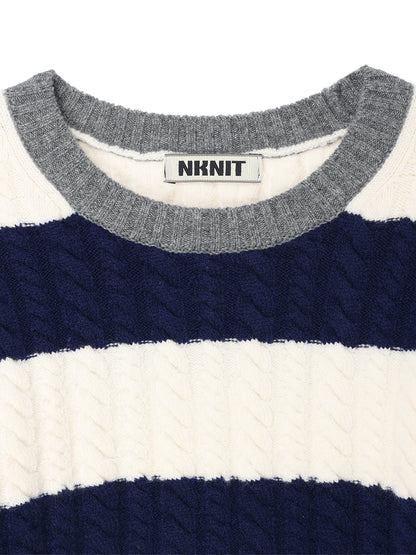 wool cable KNIT