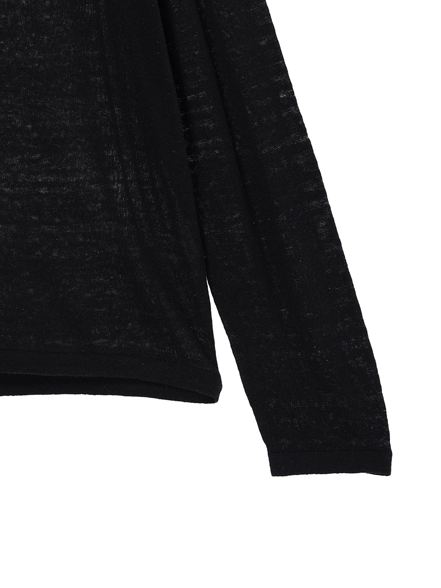 100% silk long sleeve KNIT