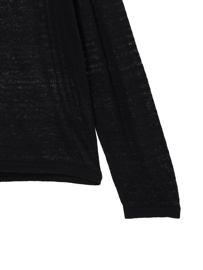 100% silk long sleeve KNIT