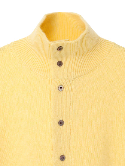 cashmere high neck KNIT cardigan　【small】