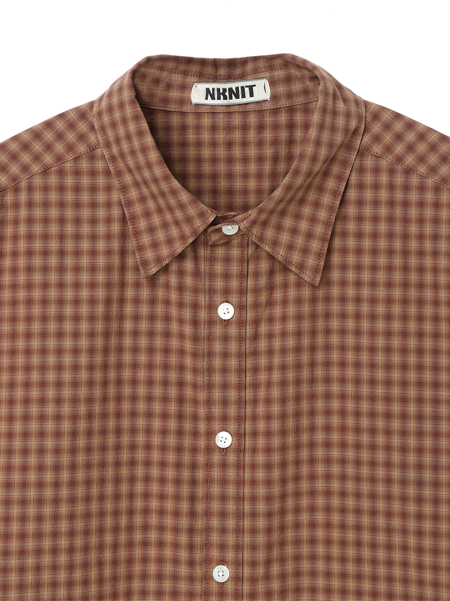 oversized checkered shirt