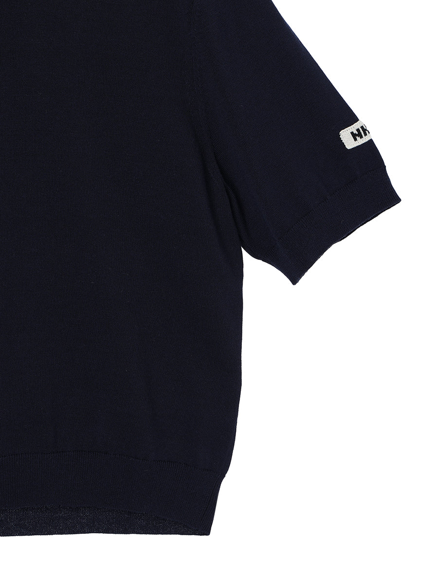 cotton/acetate KNIT t-shirt（mini) – NKNIT