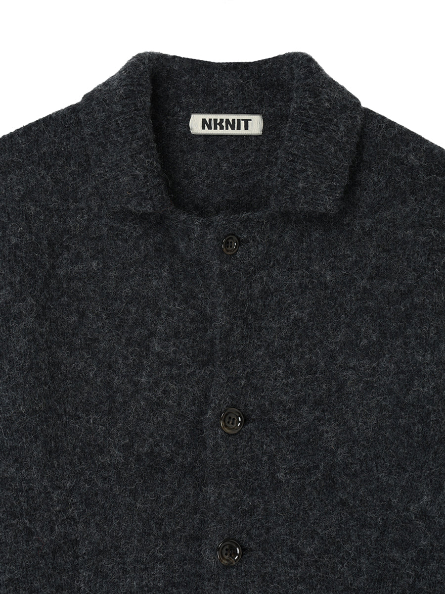 felting  KNIT shaped jacket
