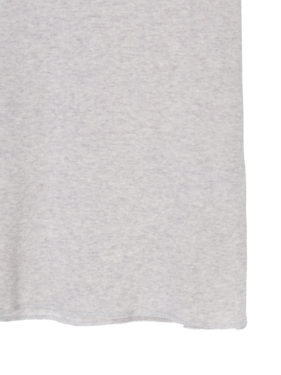 cotton/cashmere feathery T-shirt (mini) – NKNIT