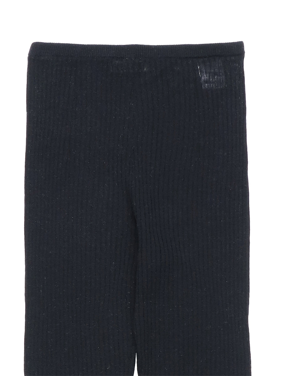 sheer rib KNIT leggings