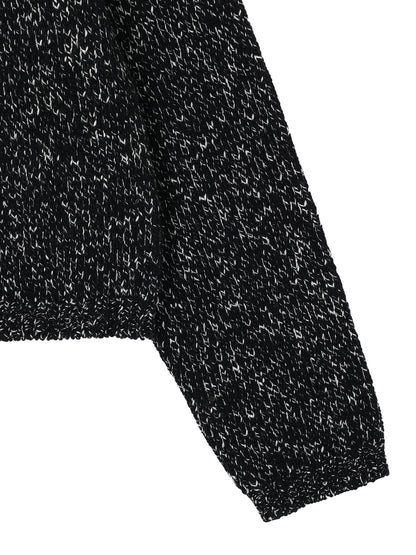 mix color high neck skipper KNIT