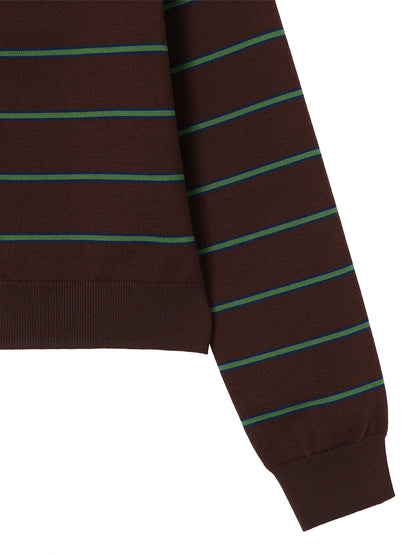 NKNIT logo cardigan
