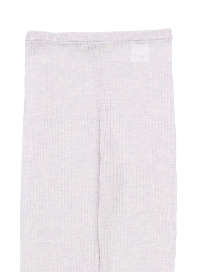 sheer rib KNIT leggings
