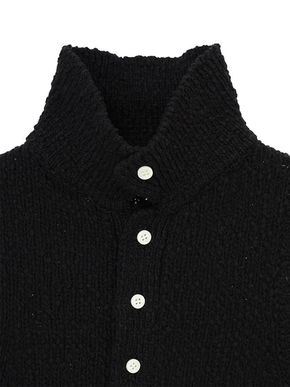 sleeveless KNIT  polo shirt