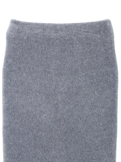 fluffy wool KNIT skirt