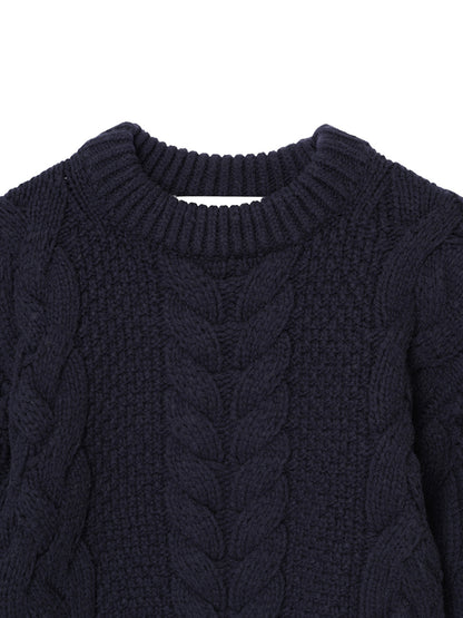chunky cable KNIT