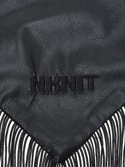 triangle fringe scarf