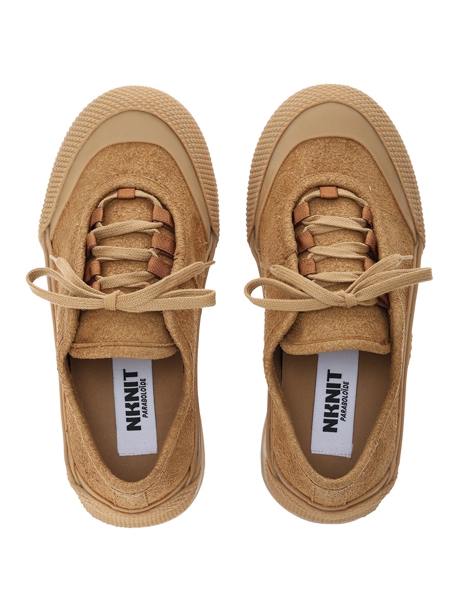 NKNIT×PARABOLOÏDE lace up platform shoes