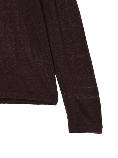 100% silk long sleeve KNIT