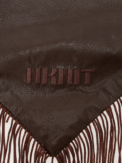 triangle fringe scarf